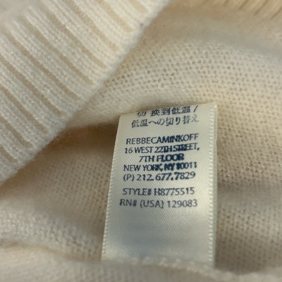 Rebecca Minkoff 100% cashmere sweater - Picture 5 of 7
